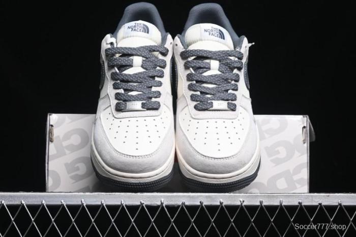 Nike Air Force 1 '07 Low Supreme The North Face Collaboration - Grey Black Red Logo - XZ6188-112