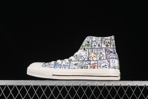 Converse Chiikawa x Converse All Star CM Hi Usagi Emoji Collaboration High Top Casual Sneakers - 1SE426