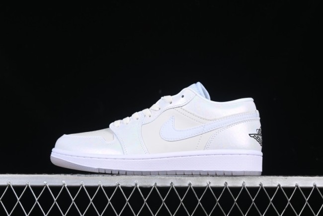 Nike Air Jordan 1 Low  Year of the Snake 2025  AJ1 Basketball Shoes with Iridescent Pearl Finish - HF4080-001