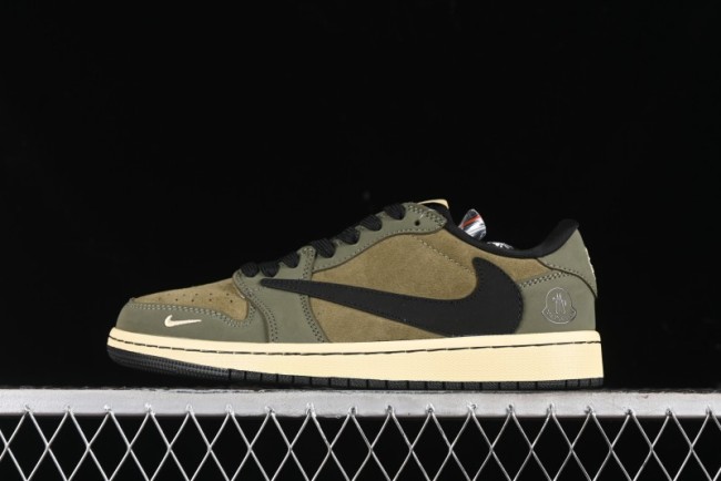 Nike Travis Scott x Fragment Design x Air Jordan 1 Low OG SP AJ1 Sneakers - CH6336-007