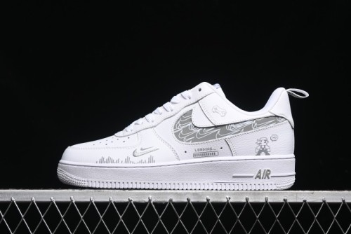 Nike Air Force 1 '07 Low Mosaic Casual Sneakers - FB8971-030