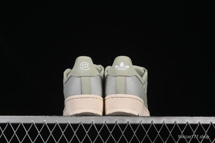 Adidas Clot Superstar Shell Toe Casual Sneakers with Serrated Design - IH3643