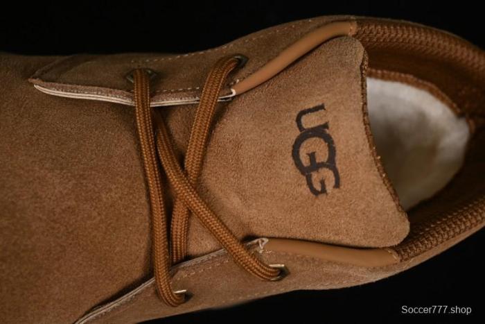 UGG Burleigh Chukka Comfortable Flat Lace-Up Round Toe Fashion Casual Boots - 1151773