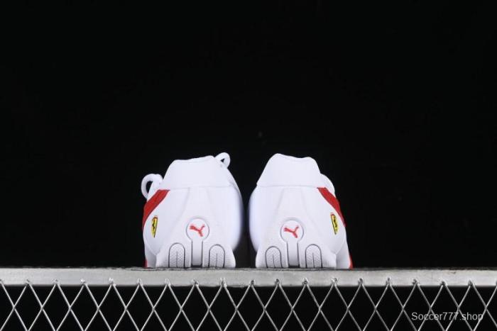 Puma Sparco Future Round Toe Lace-Up Leather Fabric Low-Top Lifestyle Casual Shoes - 308585-02