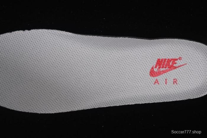 Nike Air Force 1 '07 Low Nezha Collaboration Grey Red Swoosh Casual Sneakers - DF0188-046