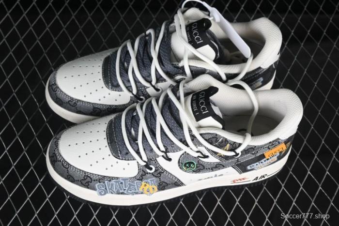 Nike Air Force 1 '07 Low Hip Hop Gucci Style Casual Sneakers - BD0077-555