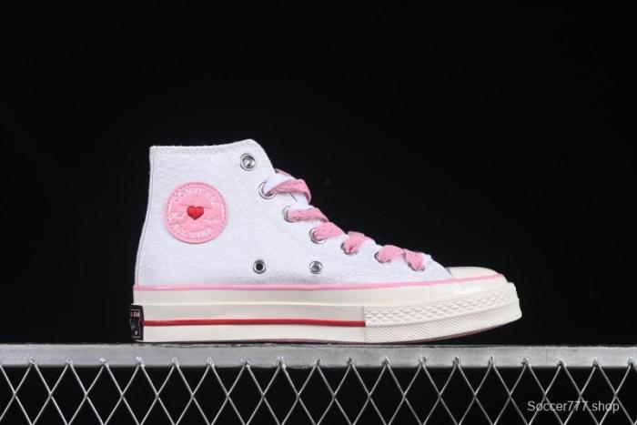 Converse Chuck 70 Valentine's Day Rose High Top Casual Sneakers - A14798C