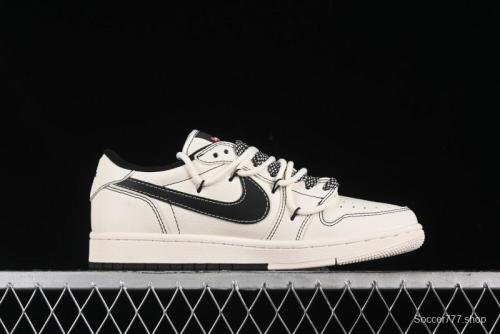 Nike Travis Scott x Fragment Design x Air Jordan 1 Low OG SP AJ1 Supreme Collaboration - SJ0086-134