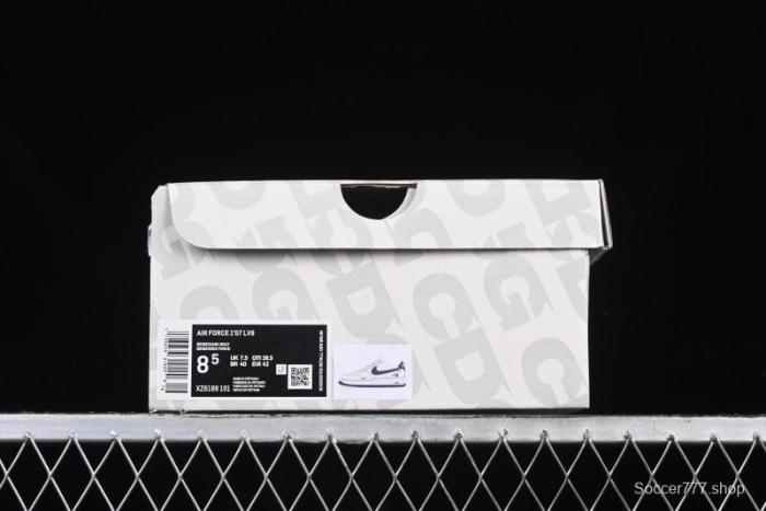 Nike Air Force 1 '07 Low The North Face Collaboration Beige Grey Check Grey Outsole Casual Sneakers - XZ6188-191