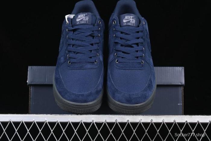 Nike Air Force 1 '07 Low Casual Sneakers in Light Blue with Full-Length Air Cushion - HQ3822-400