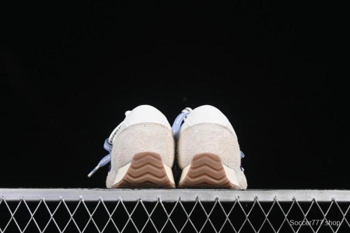 New Balance 237 Heritage Sneakers - Suede and Mesh in Muted Gray with Blue Accents