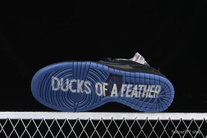 Nike Division Street Dunk Low  Oregon Black  Hidden Colorway Low-Top Casual Sneakers - HV1470-001