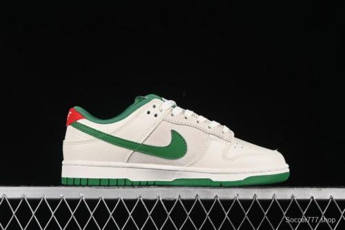 Nike SB Dunk Low Gucci Collaboration - Custom Patchwork Green Swoosh Anniversary Edition Low-Top Casual Skate Shoes - KK1688-053