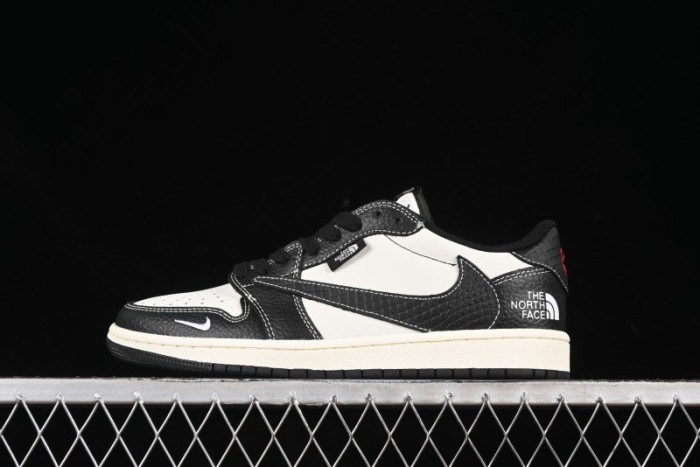 Nike Air Jordan 1 Low AJ1 The North Face Collaboration High-End Custom Retro Basketball Shoes - XZ5749-007