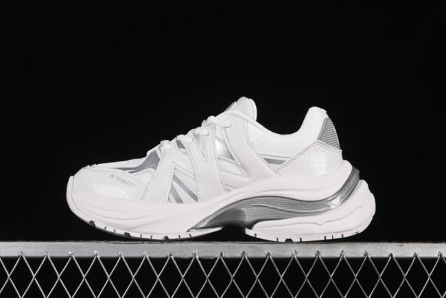 New York Yankees MLB Bigball Chunky Curve Thick Sole Casual Shoes - 3ARNPDL4N50WHS