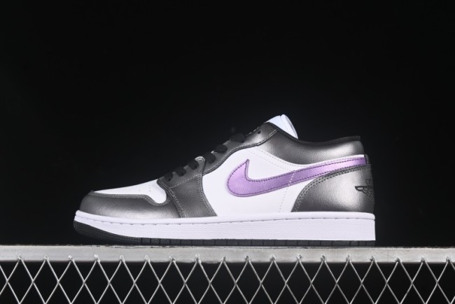 Nike Air Jordan 1 Low AJ1 Dark Purple Low-Top Casual Lifestyle Sneakers - HJ5910-105