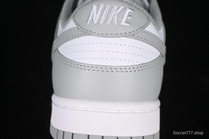 Nike SB Dunk Low White Grey Low-Top Casual Skate Shoes - HF5441-105