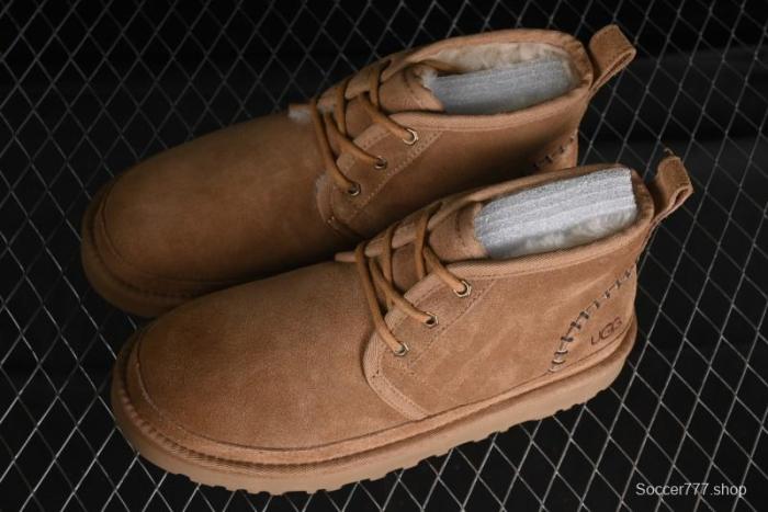 UGG Neumel Moc Ankle Boots in Chestnut Suede with Premium Comfort - 1153631