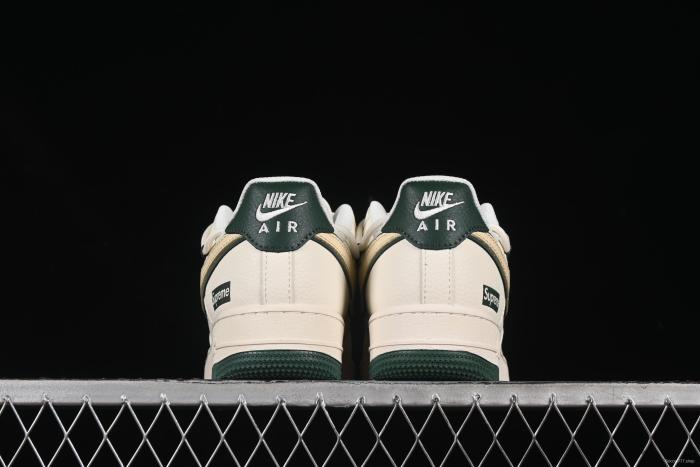 Nike Air Force 1 '07 Low Supreme Casual Sneakers with Custom Leather and Full-Length Air Cushion - DM6868-057