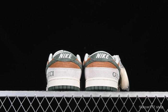 Nike SB Dunk Low Gucci Collaboration Anniversary High-End Custom Low-Top Casual Sneakers - DM6868-026