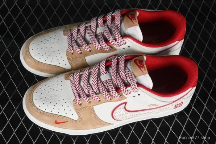 Nike SB Dunk Low Givenchy Collaboration Subtitle White Swoosh Anniversary High-End Custom Low-Top Casual Skate Shoes - DJ2024-119