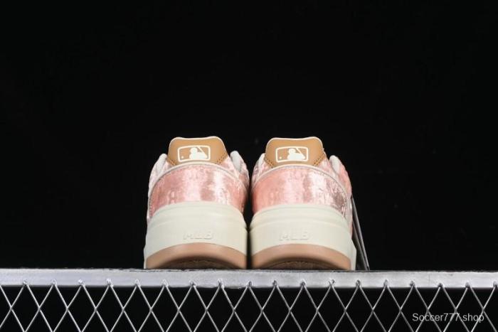 New York Yankees MLB Bigball Chunky Window Velvet Monogram Thick Platform Casual Running Shoes - 3ASXCVC4643BGS