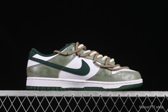 Nike Dunk Low Butterfly Bamboo Forest Green Low-Top Casual Sneakers - DD1391-101