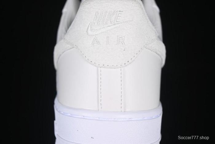 Nike Air Force 1 Low  Triple White Beige  Sneakers