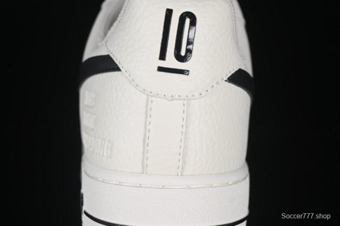 Nike Air Force 1 '07 Low Ted x Portland Triple Collaboration Reflective Black Casual Sneakers - DD8959-706