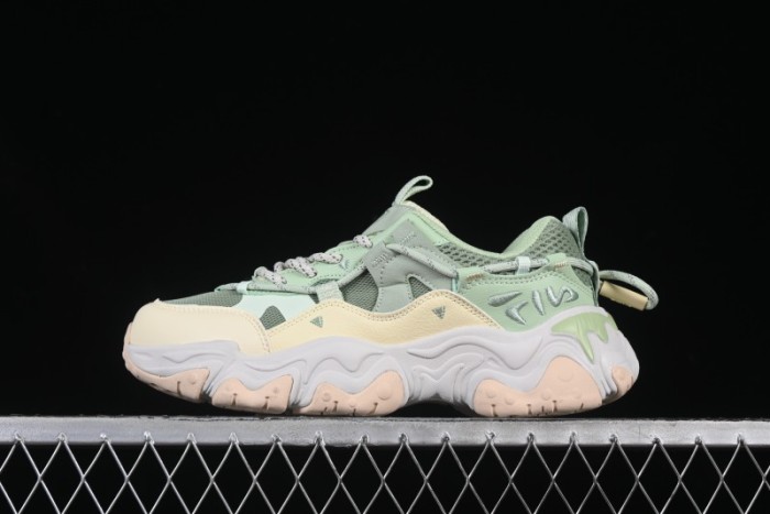 Fila Fusion Retro Mars Running Shoes with Lace-Up Design and Cushioned Sole - F12W422103FMB