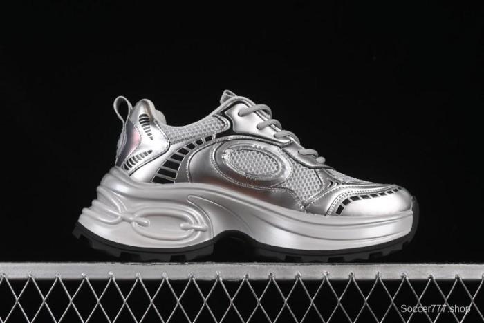 GG-CC Casual Sports Running Shoes with Triple-Layer Crescent Sole and 5cm Height Boost - 668-1