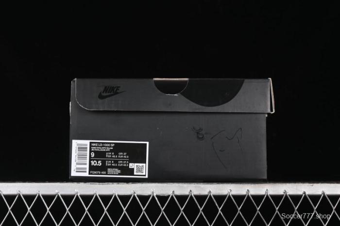 Nike Stussy Roshe Run LD-1000 Comfortable Versatile Non-Slip Durable Waffle Low-Top Casual Running Shoes - FQ9079-400