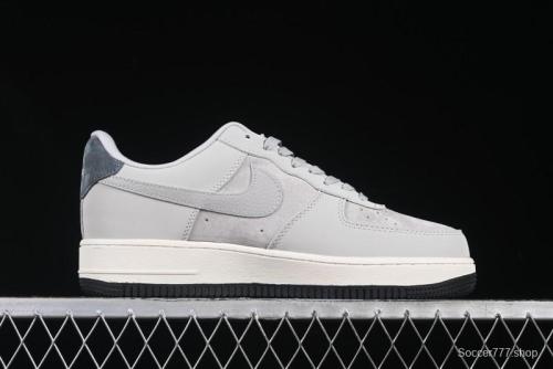 Nike Air Force 1 '07 Low Stussy Collaboration Galaxy Grey Low-Top Casual Sneakers - KK1988-055