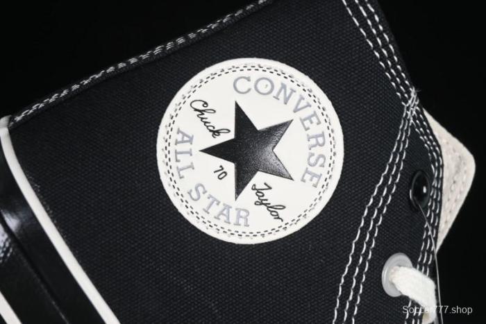 Converse Chuck 1970s High Top Canvas Sneakers with Star Stitch Design - A15743C