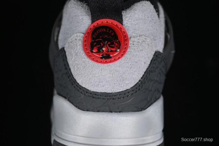 Nike Jordan Spizike Low AJ Hybrid Elements Black Grey Crack Leather Casual Sneakers - FQ1759-002