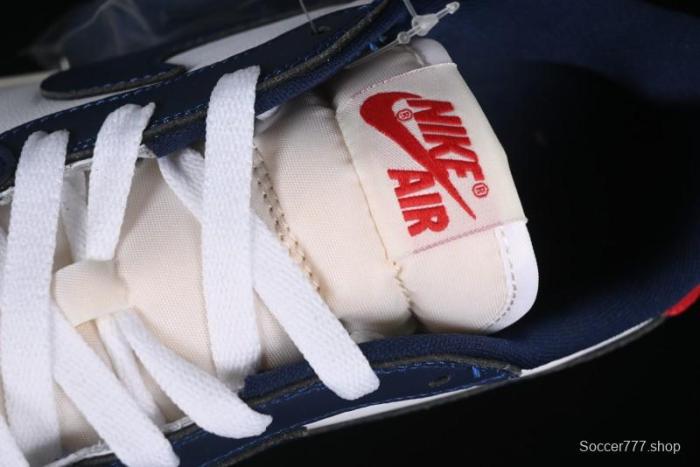 Nike Air Jordan 1 Low OG  Howard University  Casual Sneakers with Blue Toe and Red Heel - HQ2993-100