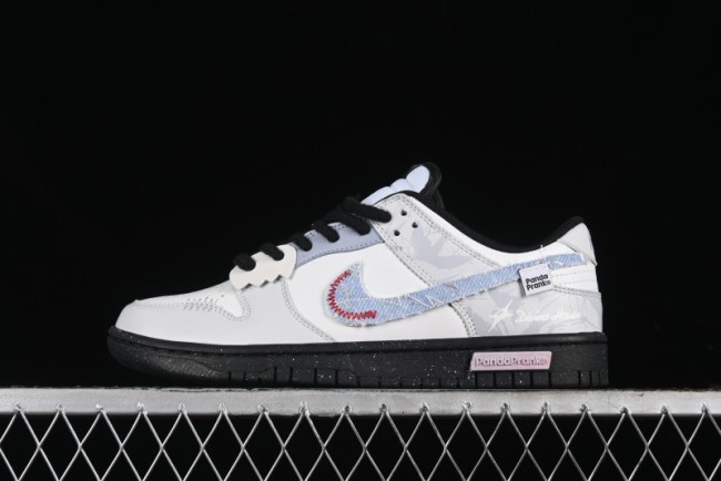 Nike Dunk Low Panda Prank Qixi Special Edition Low-Top Casual Sneakers - DD1391-100