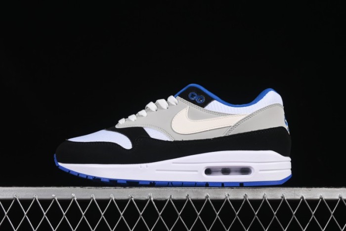 Nike Air Max 1 Retro Running Shoes with Half-Sole Air Cushion - 875855-001