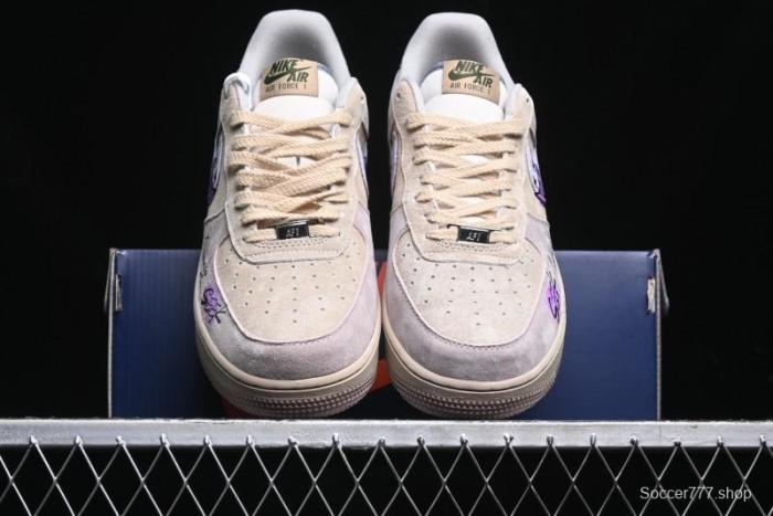 Nike Air Force 1 '07 Low Purple Taro Demon Casual Sneakers - ZB2121-301