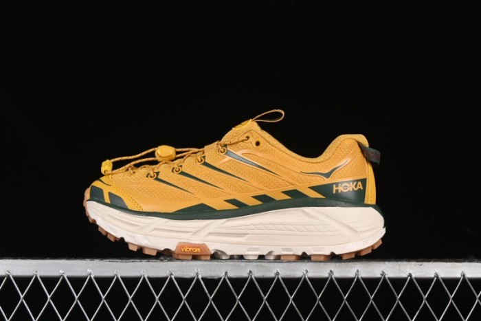 Hoka Mafate Three 2 Ultra-Lightweight Cushioned Trail Running Shoes - 1141572 GLW