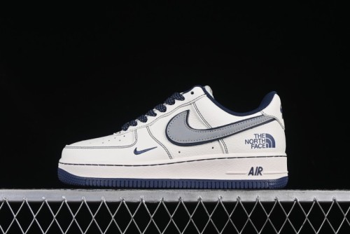 Nike Air Force 1 '07 Low The North Face x COMME des GARÇONS Navy Blue Line Casual Sneakers - HH7518-051