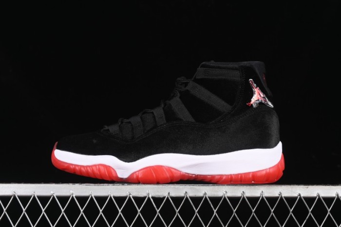 Nike Air Jordan 11 Retro Bred Velvet Basketball Shoes - DB5457-061