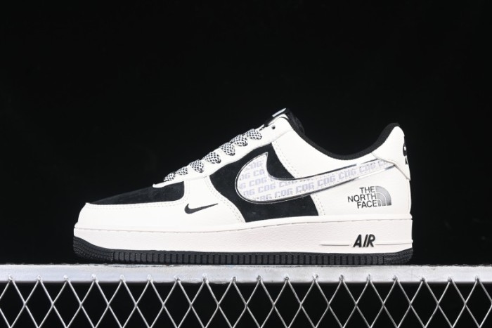 Nike Air Force 1 '07 Low The North Face x CDG Black White Casual Sneakers - BB7518-013