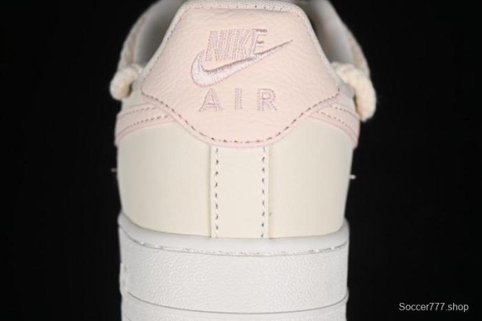 Nike Air Force 1 '07 Low Pink Deconstructed Swoosh Casual Sneakers - FC8110-181