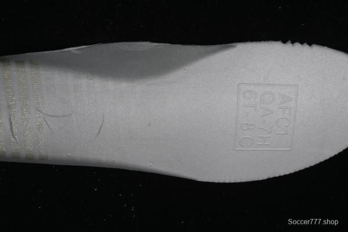 Nike Air Force 1 '07 Mid Casual Sneakers in White/Grey/Black with Hand-Painted Cracked Swoosh Shadow Detail - CW2289-111