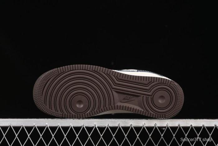 Nike Air Force 1 '07 Low Stussy Collaboration Cartoon Swoosh Casual Sneakers - ZH2598-309