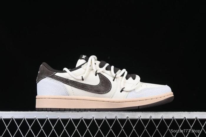 Nike Travis Scott x Fragment Design x Air Jordan 1 Low OG SP AJ1 - XS3186-204