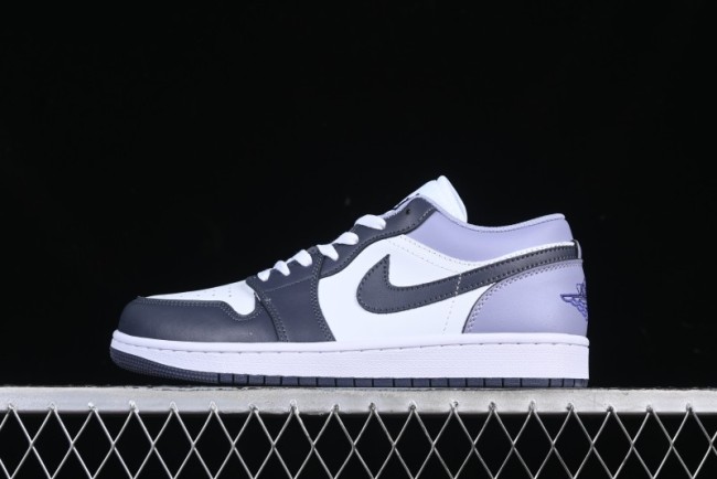 Nike Air Jordan 1 Low AJ1 Haze Purple Casual Lifestyle Sneakers - 553558-145