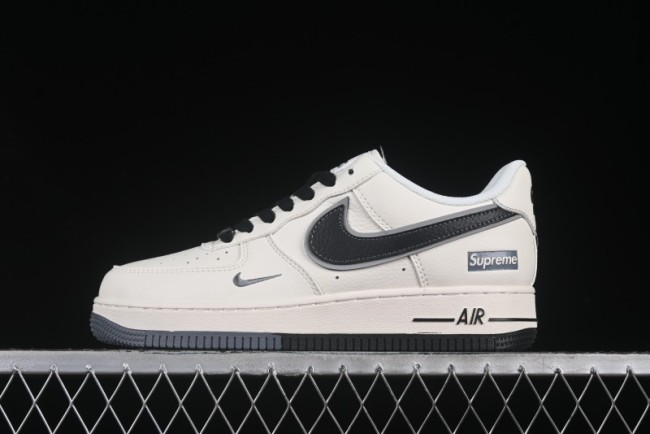 Nike Air Force 1 '07 Low Supreme Collaboration Two-Tone Beige Low-Top Casual Sneakers - XZ6188-362