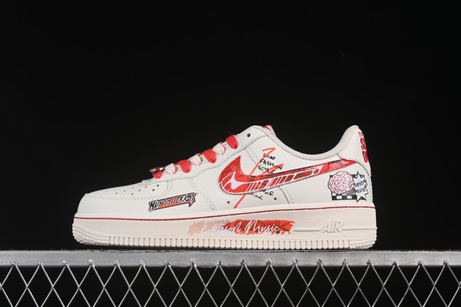 Nike Air Force 1'07 Low  Love Brain  520 Series Limited Casual Sneakers - SD2023-024